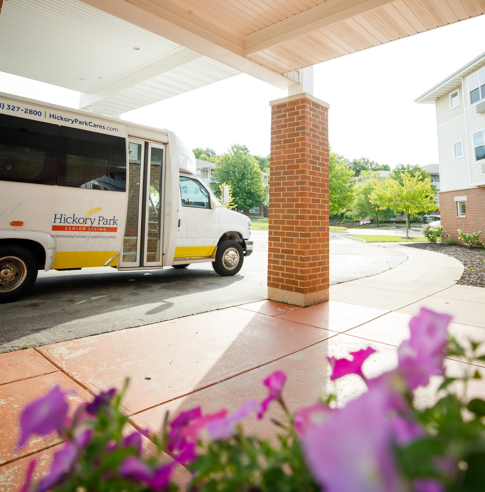 Transportation on our private shuttle bus